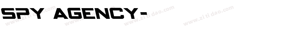 spy agency字体转换
